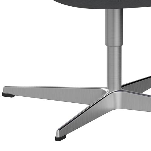 Fritz Hansen Swan Lounge Stuhl, Satin gebürstet Aluminium/Fiordgrau/mittelgrau