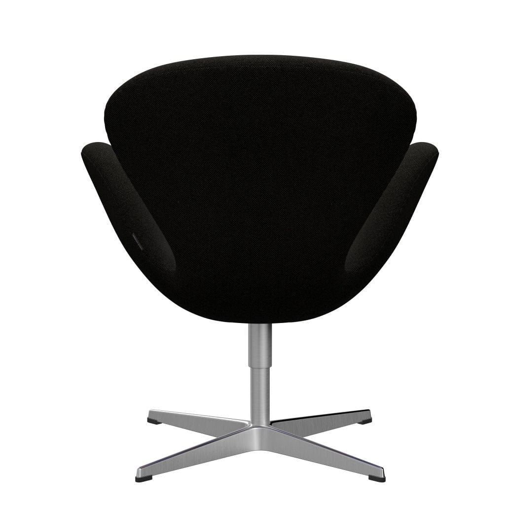 Fritz Hansen Swan Lounge Sillón, aluminio de sating/Hallingdal negro/gris (173)