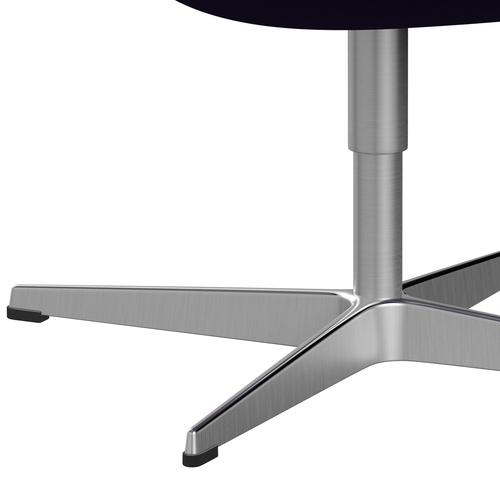 Fritz Hansen Swan Lounge Silla, Siting Cepilled Aluminium/Hallingdal Violet