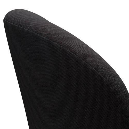 Sillón Fritz Hansen Swan, aluminio cepillado con satén/Sunniva Black (683)