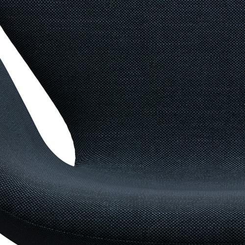 Sillón Fritz Hansen Swan, aluminio cepillado por satén/Sunniva Black/Navy