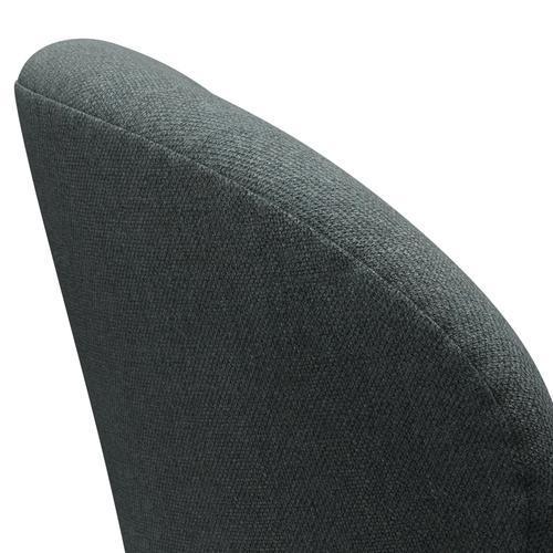 Sillón Fritz Hansen Swan, aluminio cepillado con satén/gris de acero sunniva