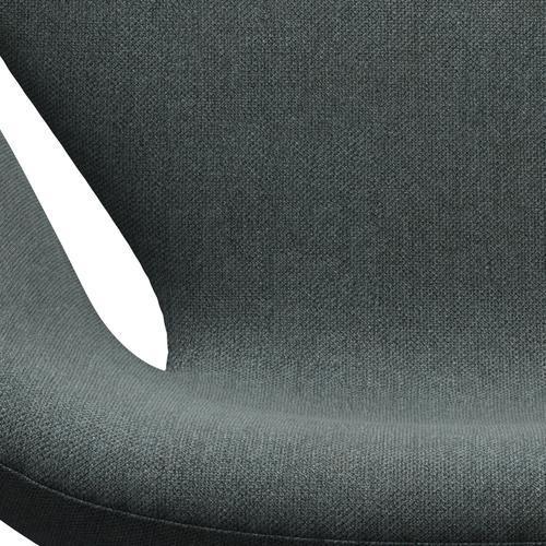 Sillón Fritz Hansen Swan, aluminio cepillado con satén/gris de acero sunniva