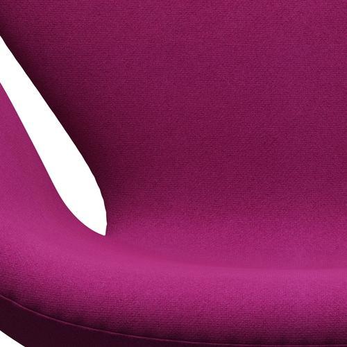 Fritz Hansen Chaise salon de cygne, aluminium en satin en aluminium / tonus rose