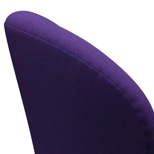 Fritz Hansen Swan Lounge Chair, Satin gebürstet Aluminium/Tonus Violet