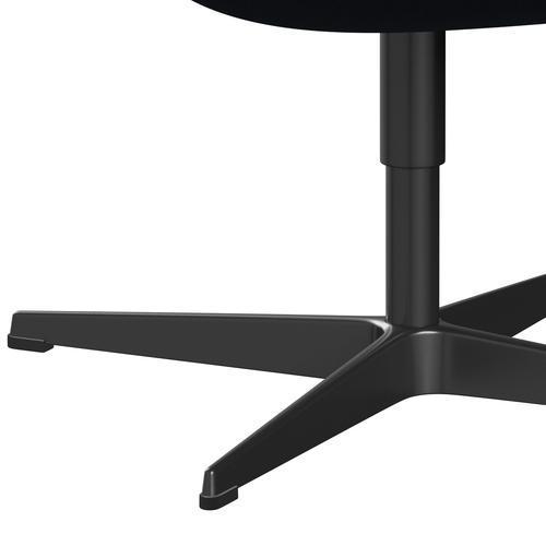 Sedia da salotto Fritz Hansen Swan, laccatura nera/cattura blu