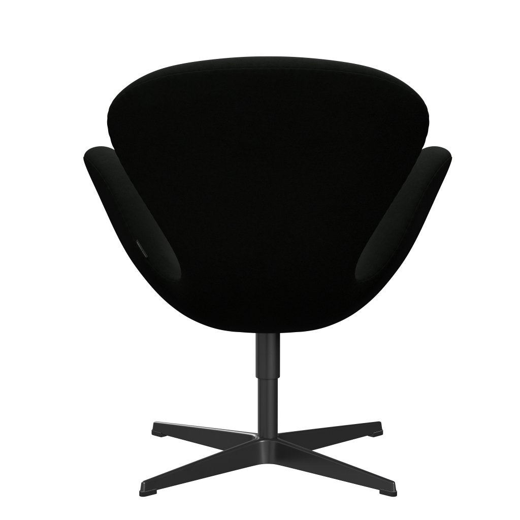 Fritz Hansen Swan Lounge stol, sort lakeret/komfort sort (60009)