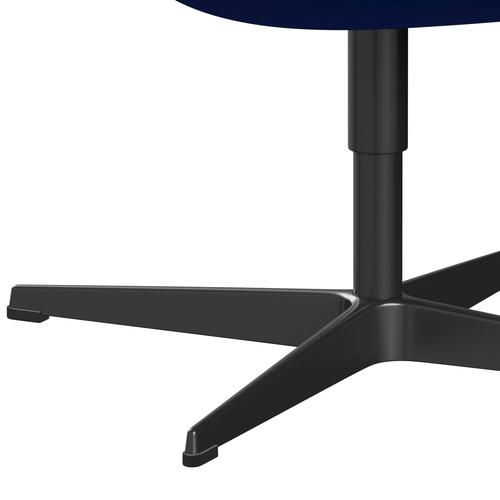 Fritz Hansen Swan Lounge Silla, lacado negro/Divina Azul