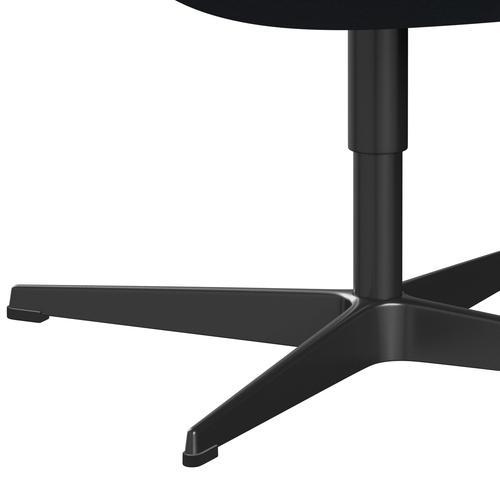 Sedia da salotto Fritz Hansen Swan, laccatura nera/Divina Grey