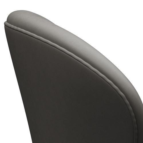 Fritz Hansen Chaise salon de cygne, lave laquée / essentielle noire