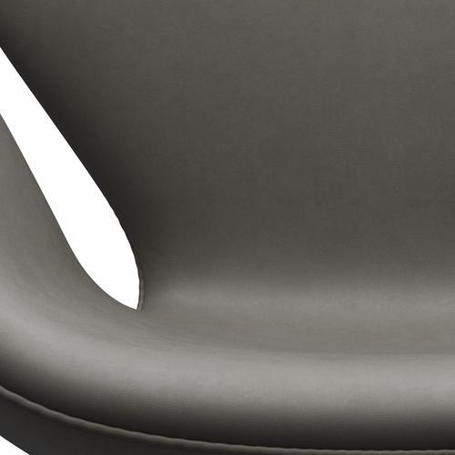 Fritz Hansen Swan Lounge Stuhl, schwarz lackierte/essentielle Lava