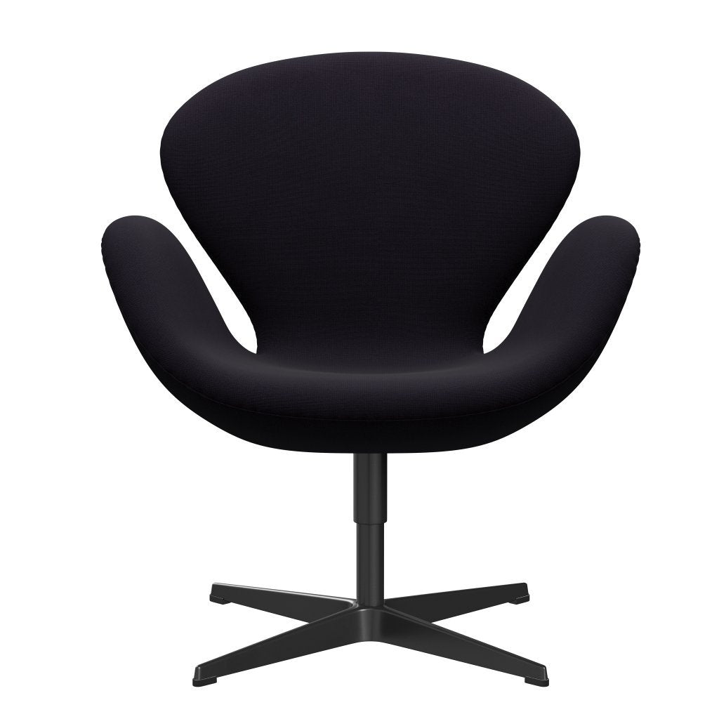 Sedia da salone Fritz Hansen Swan, Black Lacche/Fame Bordeaux (64055)