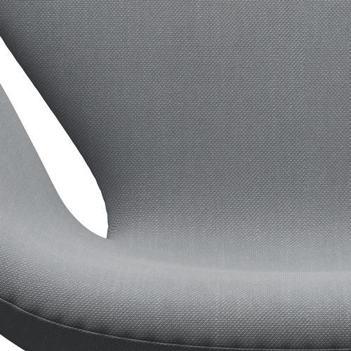 Sillón Fritz Hansen Swan, lacado negro/escamado de gris claro