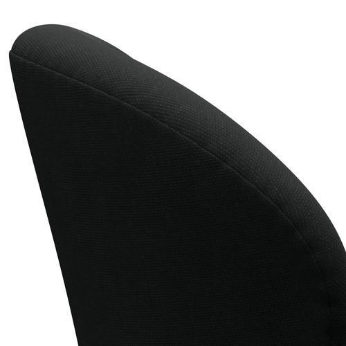 Fritz Hansen Swan Lounge Sillón, negro lacado/escamado negro