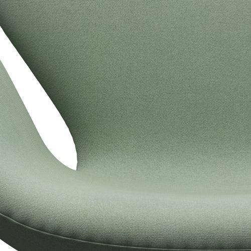 Fritz Hansen Chaise de salon de cygne, noir de la menthe laquée / tonus