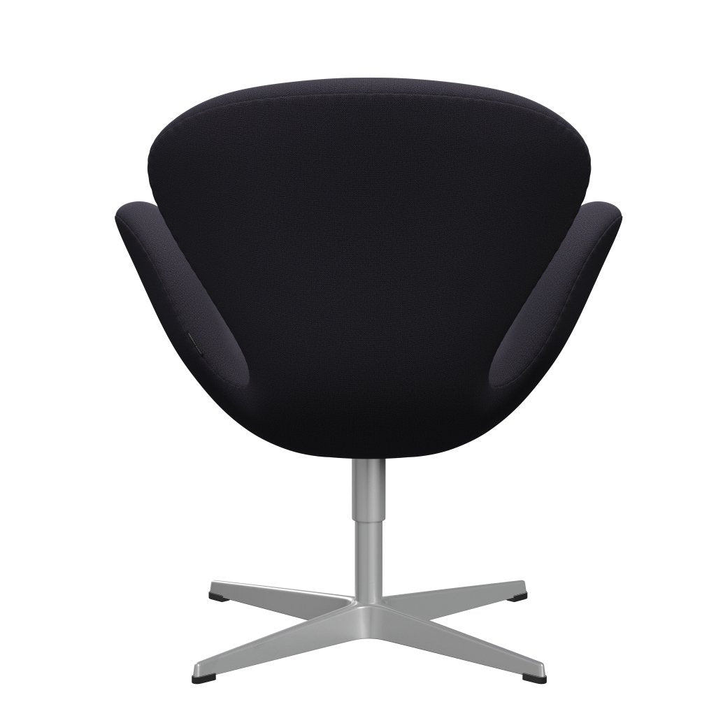 Sedia da salone Fritz Hansen Swan, carbone blu grigio argento/cattura