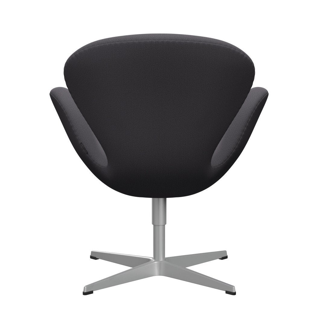 Sedia fritz Hansen Swan Lounge, grigio argento/cattura grigio scuro