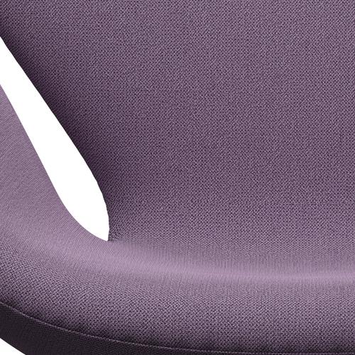 Fritz Hansen Swan Lounge Chair, Silver Gray/Capture Light Violet