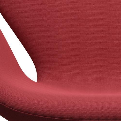 Fritz Hansen Swan Lounge Chair, Silver Gray/Capture Instant Red