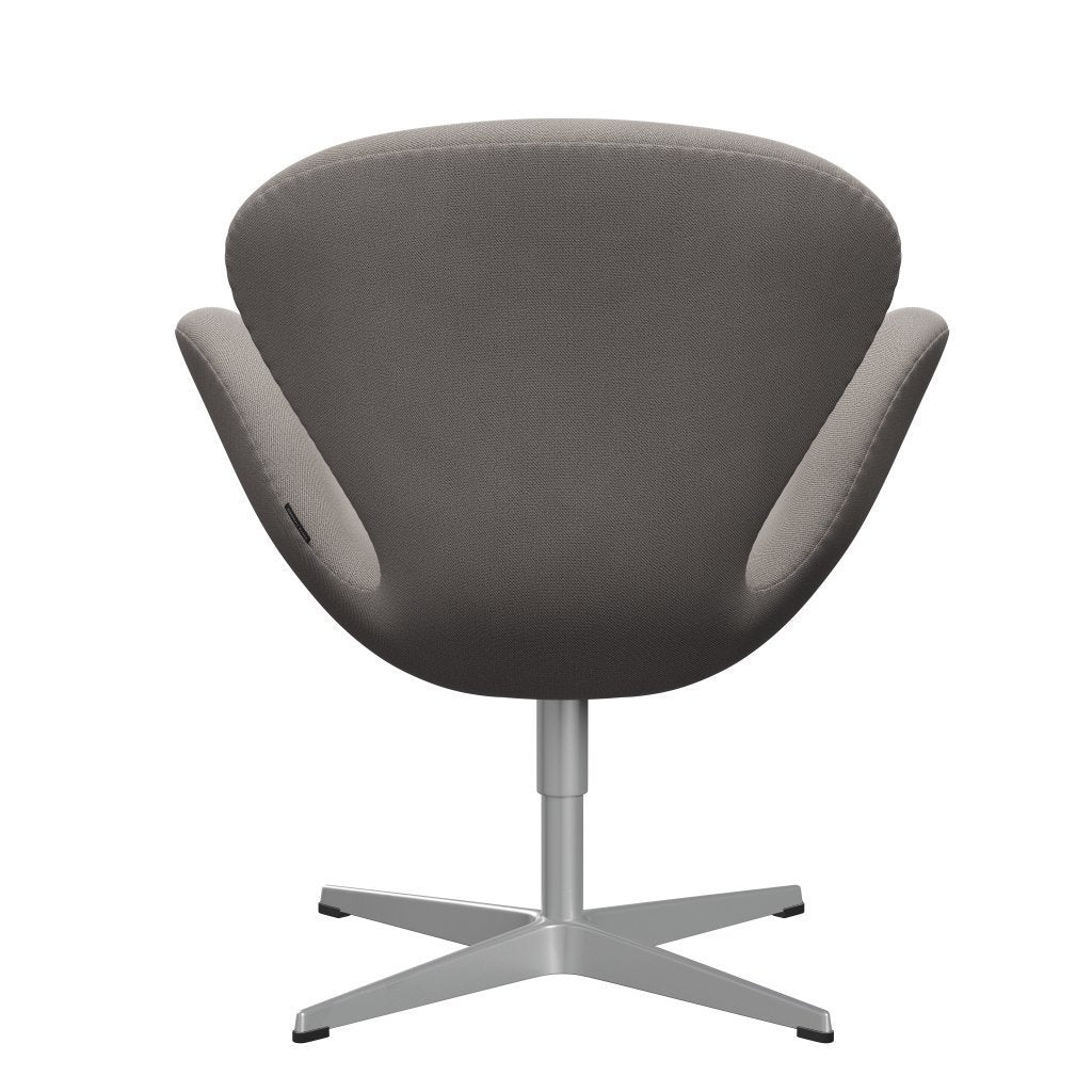 Sedia fritz Hansen Swan Lounge, grigio argento/cattura grigio calda luce