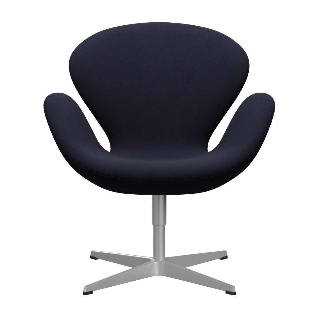 Sedia fritz Hansen Swan Lounge, grigio grigio/comfort argento grigio