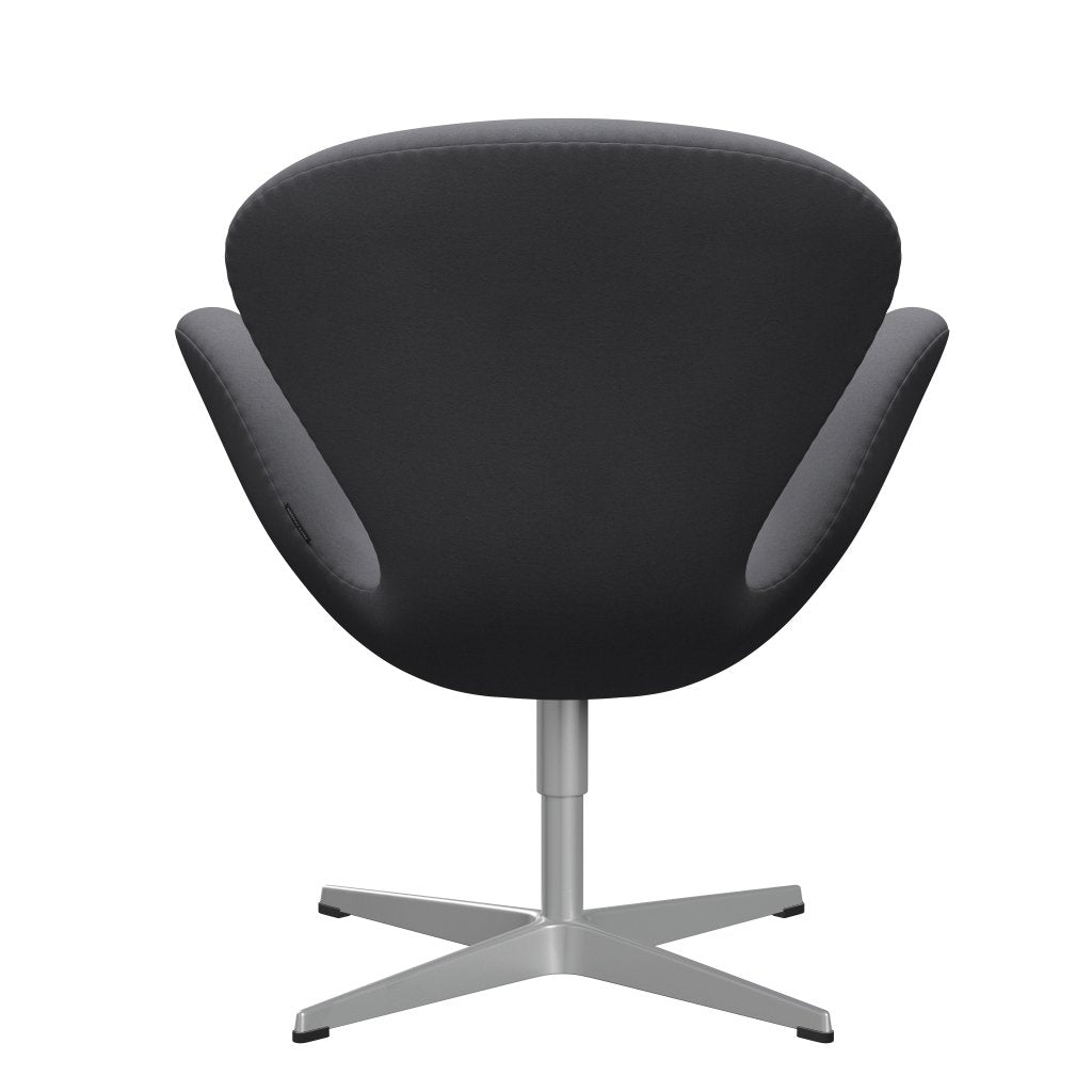 Fritz Hansen Swan Lounge Stuhl, Silbergrau/Komfort Grau (01012)