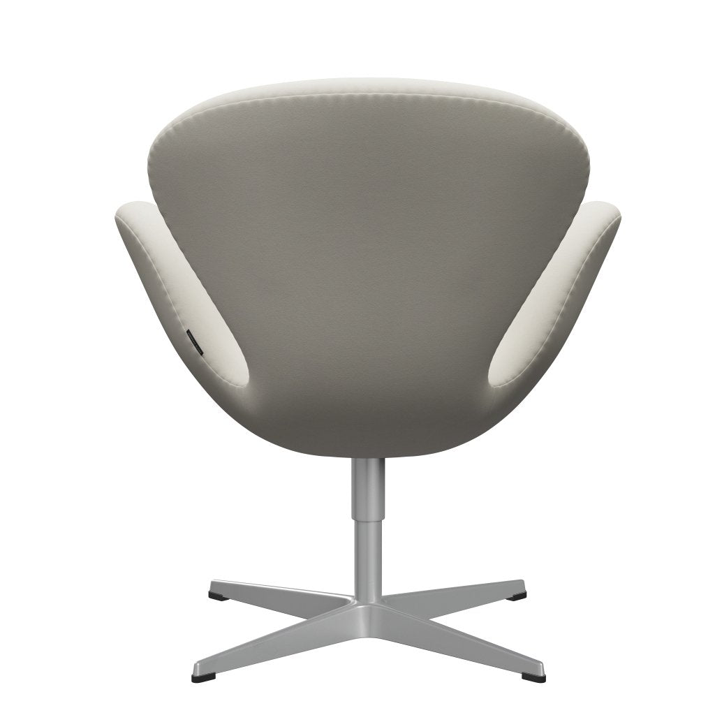 Fritz Hansen Chaise salon de cygne, gris argenté / gris clair confort