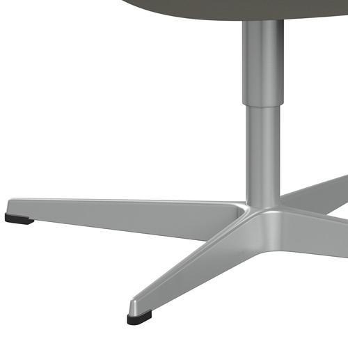 Sedia fritz Hansen Swan Lounge, grigio grigio/comfort argento grigio