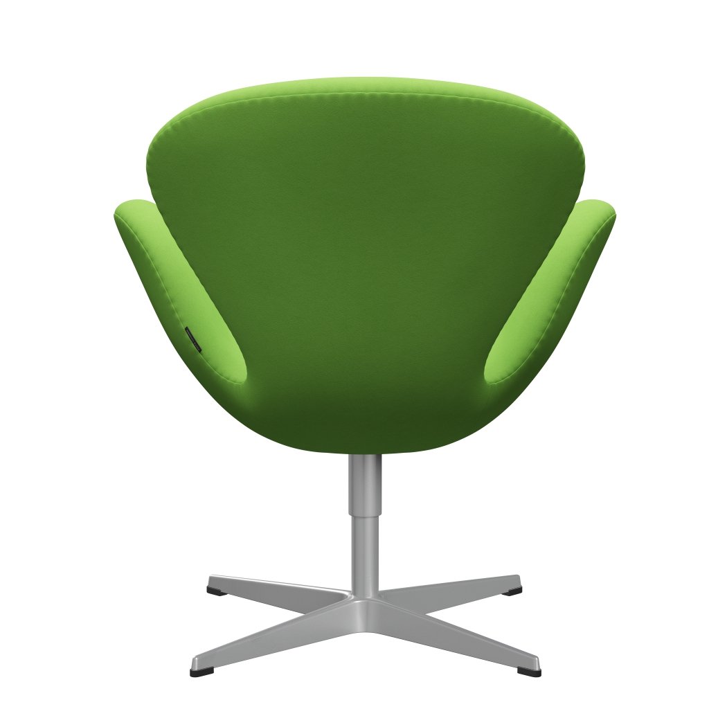 Sedia fritz Hansen Swan Lounge, verde grigio argento/comfort (68010)