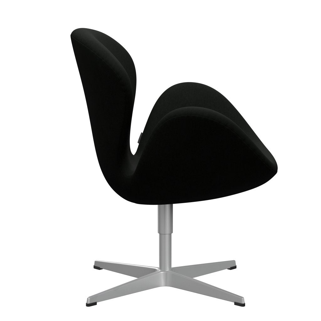 Sedia da salone Fritz Hansen Swan, nero grigio/comfort (60009)