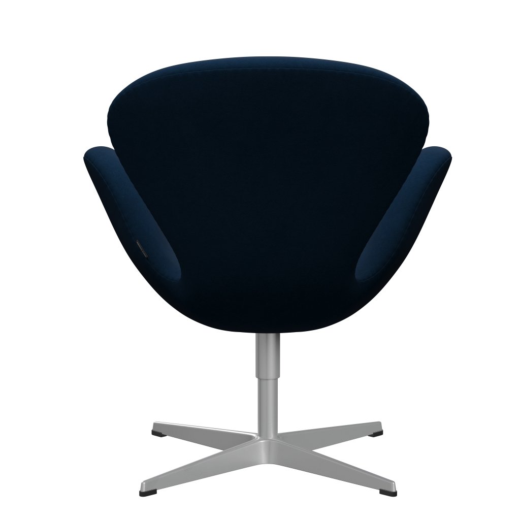 Fritz Hansen Swan Lounge stoel, zilvergrijs/comfort zwart/donkergrijs