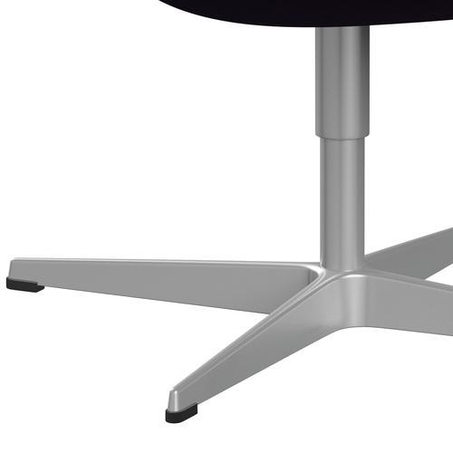 Sedia fritz Hansen Swan Lounge, viola grigio argento/comfort scuro