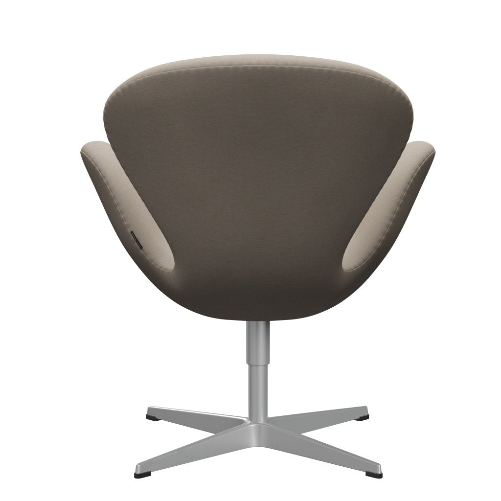 Fritz Hansen Chaise salon de cygne, gris argenté / confort gris blanc