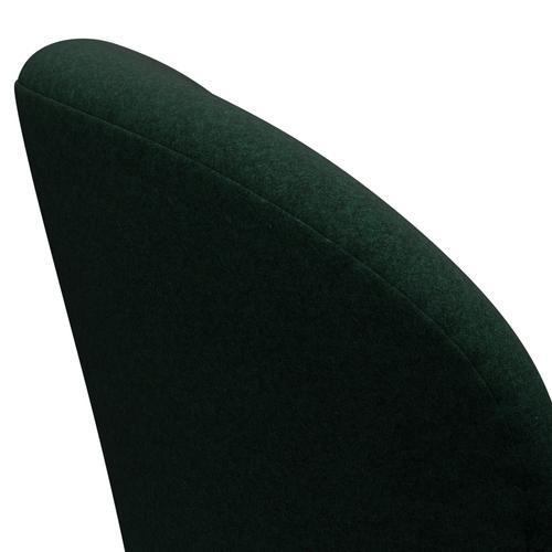 Fritz Hansen Swan Lounge stol, sølvgrå/Divina Melange Dark Green (871)