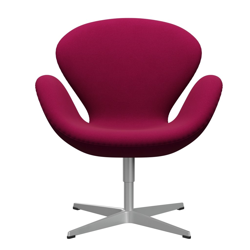 Fritz Hansen Swan Lounge Chair, Silver Gray/Divina Pink Dark