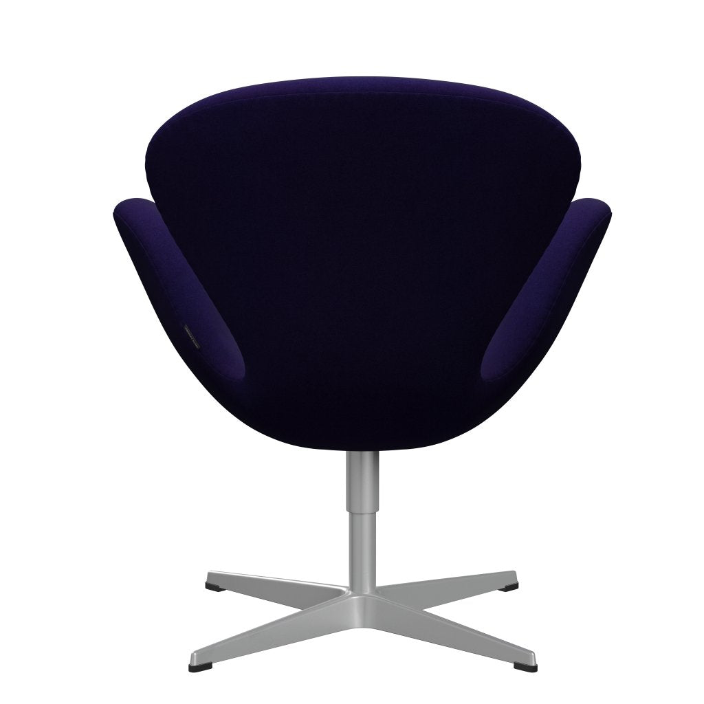 Fritz Hansen Swan Lounge Chair, Silver Gray/Divina Violet Dark (692)