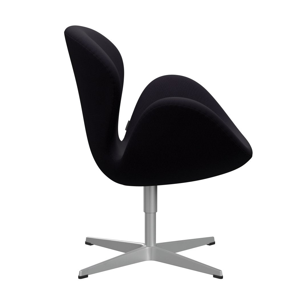 Fritz Hansen Swan Lounge Stuhl, Silbergrau/Ruhmes Bordeaux (64055)