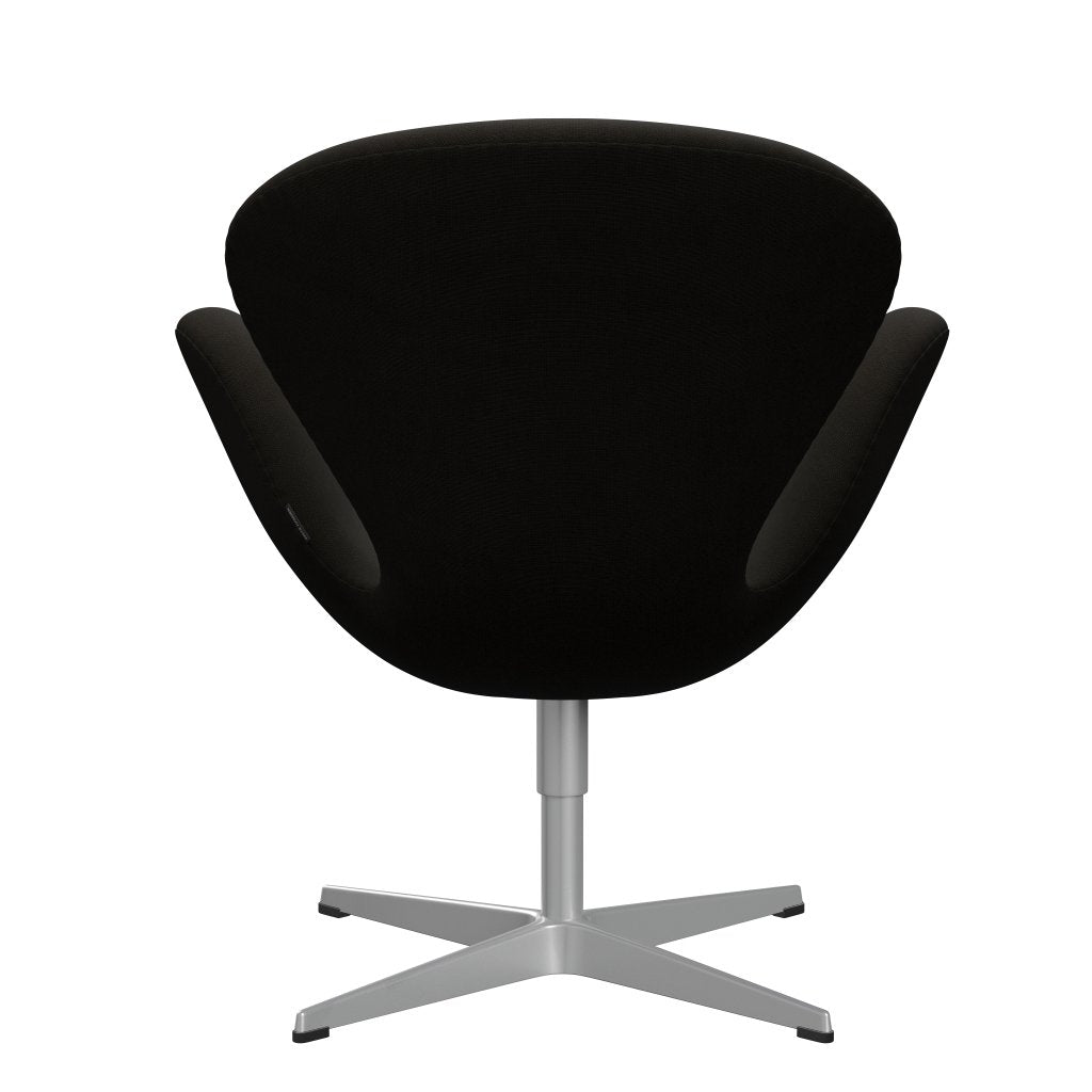 Fritz Hansen Swan Lounge Stuhl, Silbergrau/Ruhm dunkel