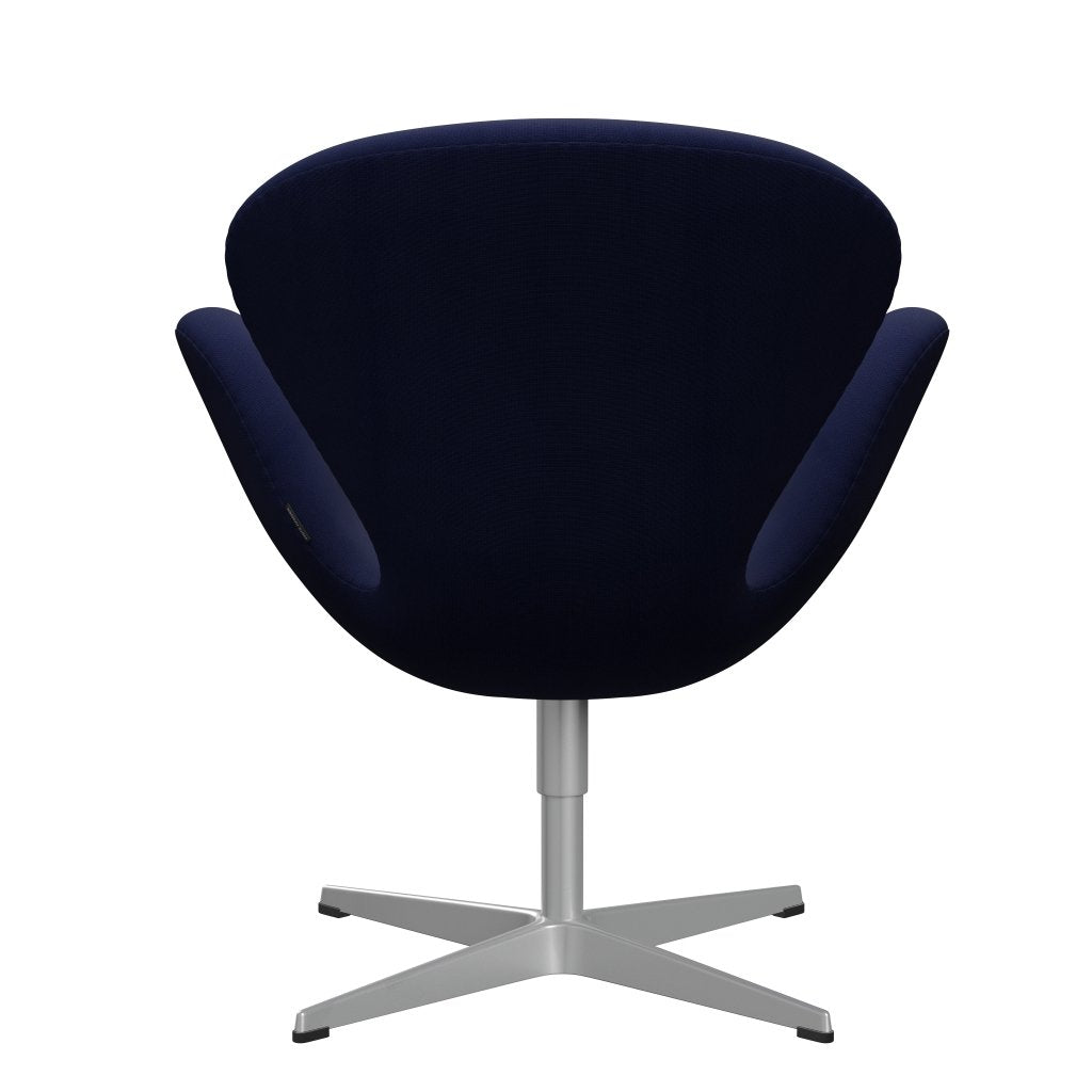 Fritz Hansen Swan Lounge Silla, gris plateado/fama azul oscuro (66005)