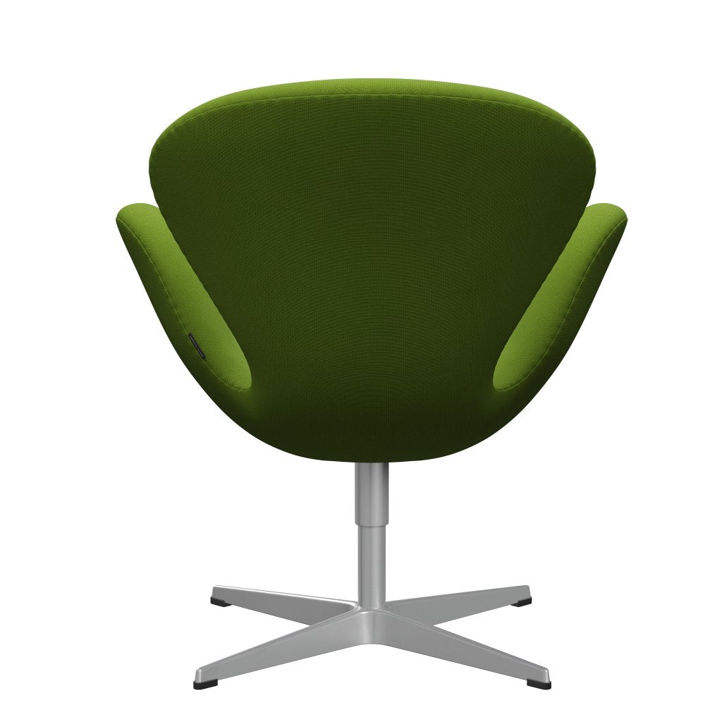 Fritz Hansen Swan Lounge Chair, Grey / Fame Green Silver