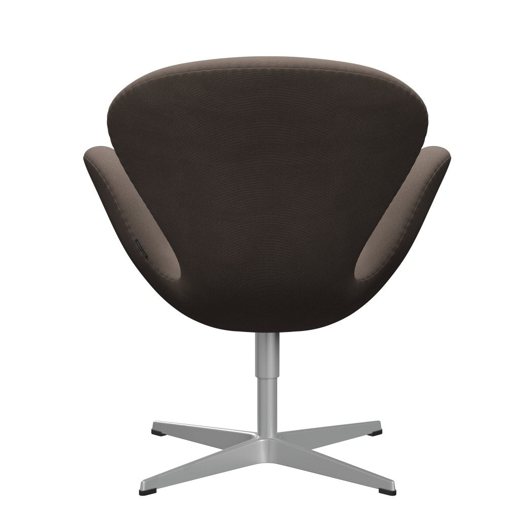 Fritz Hansen Swan Lounge Stuhl, Silbergrau/Ruhm Silber Dunkel