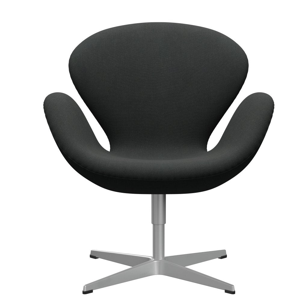 Fritz Hansen Swan Lounge Chair, Silver Gray/Fiord Charcoal Gray