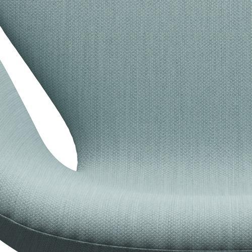 Fritz Hansen Swan Lounge Stuhl, Silbergrau/Fiord Hellblau/Stein