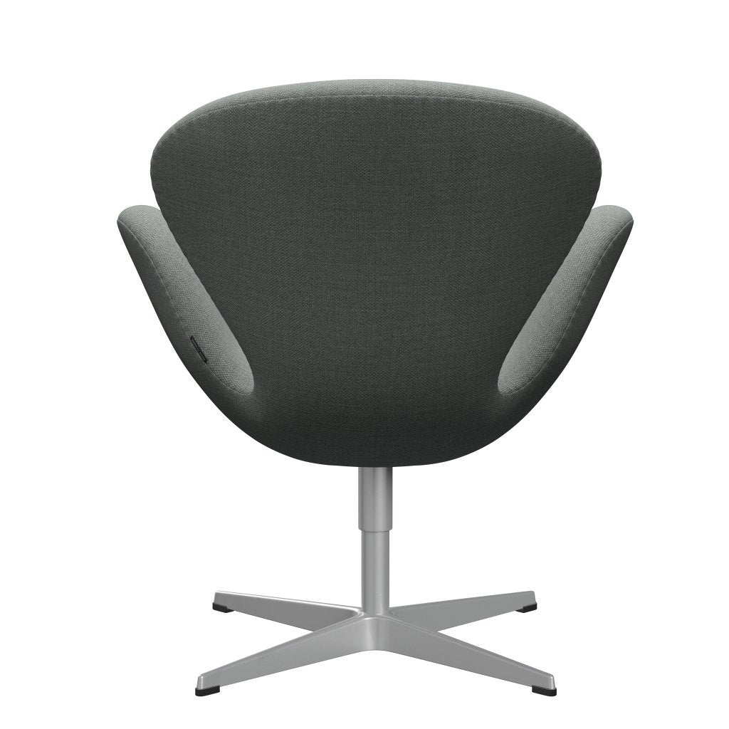 Sedia fritz Hansen Swan Lounge, grigio grigio argento/fiord medio