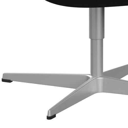 Fritz Hansen Swan Lounge Silla, gris plateado/fiord negro/marrón