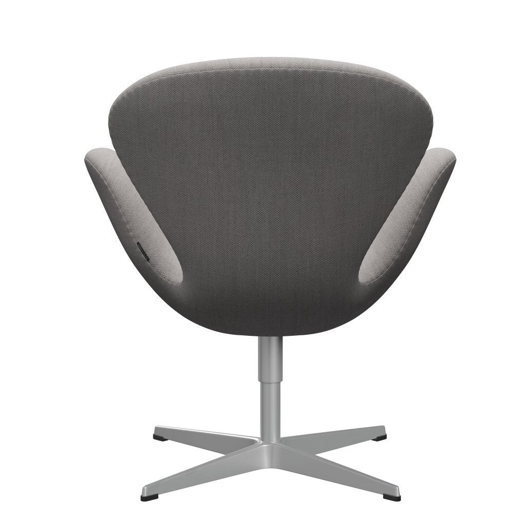 Fritz Hansen Swan Lounge Stuhl, Silbergrau/Fiord Stein/Stein