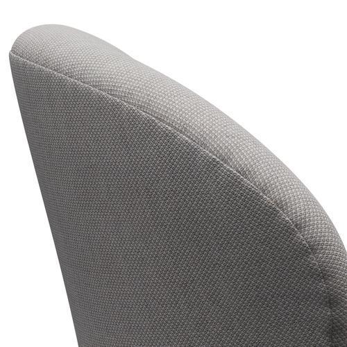 Fritz Hansen Chaise salon de cygne, gris argenté / fiord pierre / pierre