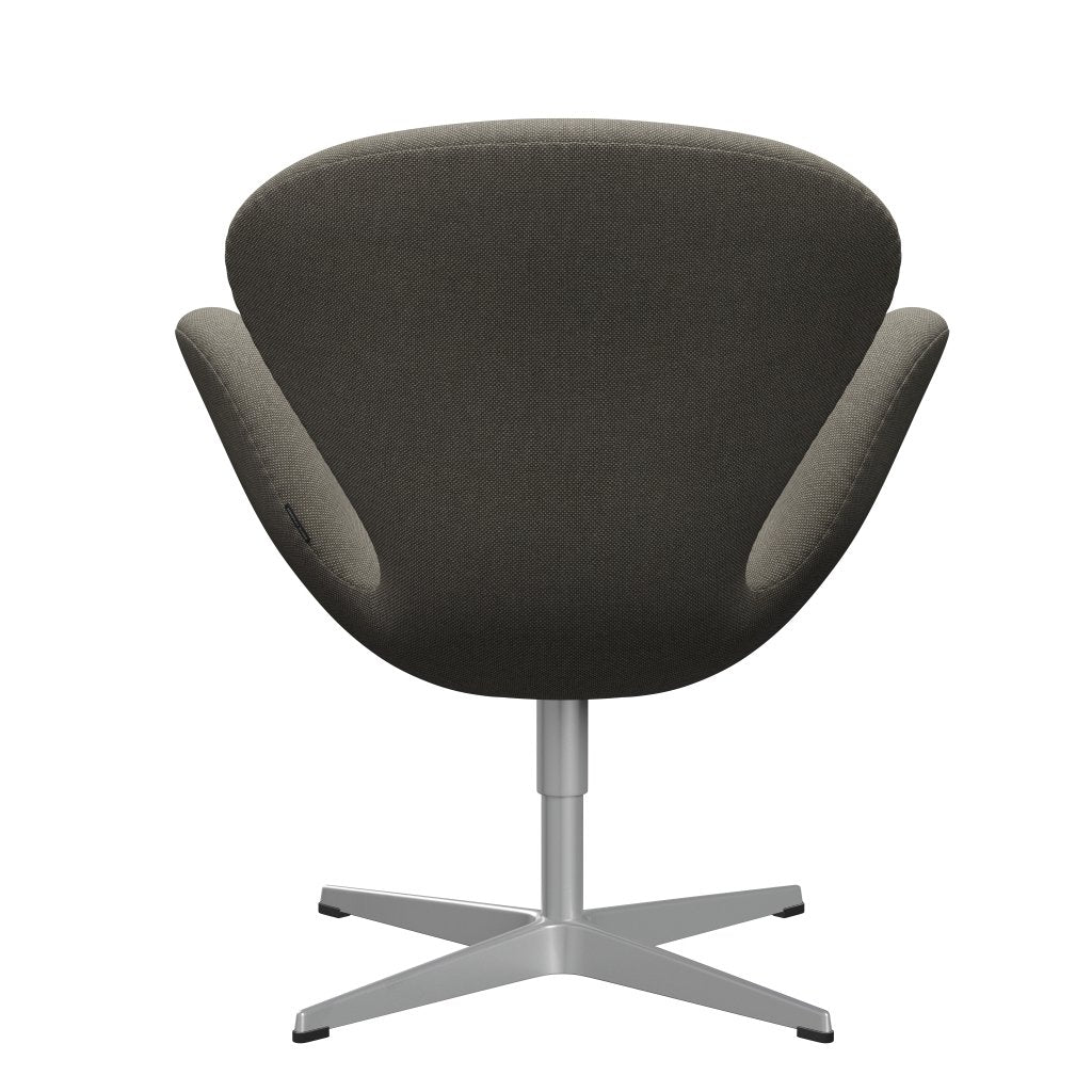 Fritz Hansen Swan Lounge Chair, Silver Grey/Hallingdal Beige