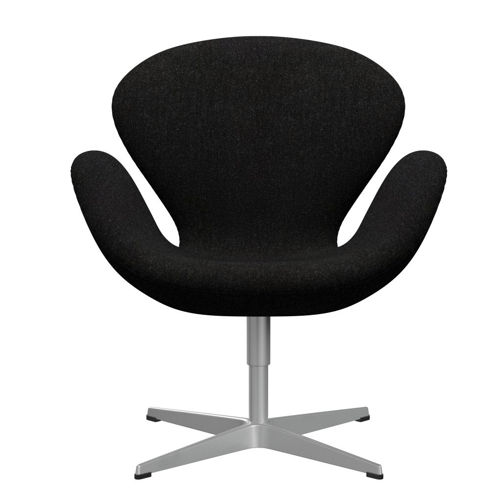 Sedia da salone Fritz Hansen Swan, carbone Grey Silver Grey/Hallingdal