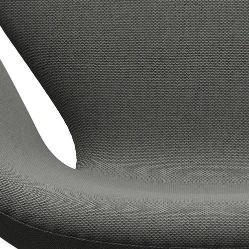 Fritz Hansen Chaise de salon de cygne, gris argenté / relaine taupe / naturel